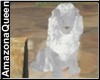 )o( White Lion Statue