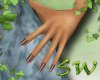 SW~ LUSH hands stonerose