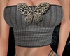 Butterfly Top Grey