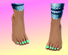 D♥| Seafoam toes