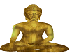 Gold Buddha statue 