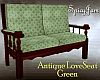 Antq Country Loveseat Gn