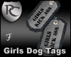 Girls Dog Tags