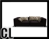 (CL) BLK & TAN COUCH