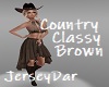 Country Classy Brown