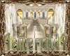 Gold White Ballroom Deco