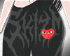 x Heart Pants BW