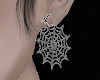 spiderweb earrings