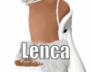fur white boots
