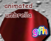 Animated Umbrella Red