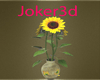 Vase with sunflowers