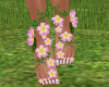 Pink Flower Feet