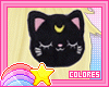 Hair Clip Luna Cat Black