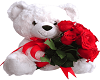 Teddy Bear with roses