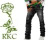 [RKC] Green Belt Jeans