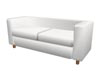 Couch Modern (white)
