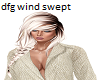 wind swept hair
