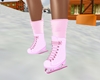 Pink Ice Skates & Socks