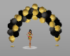 Gold and Black Balloon