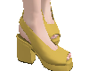 - O Yellow Block Heels