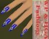 Blue Fashion Nails
