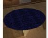 ~TQ~blue farm oval rug