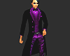 tuxedo jacket - purple