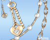Lacy White Gold Necklace
