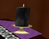 Wiccan Altar Candle Blck