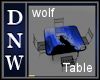 Wrought Iron Wolf Table 