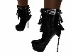 *BLACK* FRINGE  BOOTS