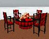 (CdL) Red Patio Set