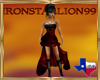 IS Gothic Blood Red Gown