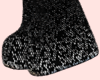 E* Black Fur Boots