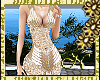 Gold Pearl Gown Med