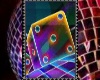 Neon Rainbow Cubes