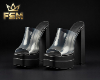 Black Heel Sandals