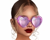 Purple Hearts Sunglasses
