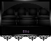 [Ella] Black Pvc Couch