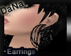{D}Black Earrings