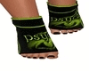 Green/Blk Psycho Socks