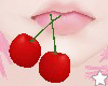 kawaii red Cherry mouth
