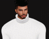 M) White Sweater