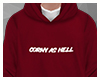 Dark Red Hoodie Mv2