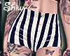 S*Stipped Girl Shorts*