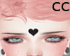 CC| Black Heart Forehead