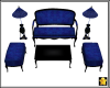C2u Blue Lounge Set