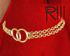 {R3} Gold Chain Belt