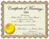 T&C Wedding Certificate