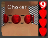 J9~Red Pearl Choker